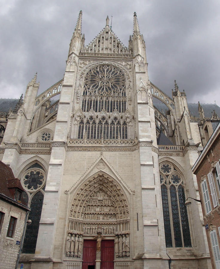 Портал Золотой Богородицы Амьен, Франция
