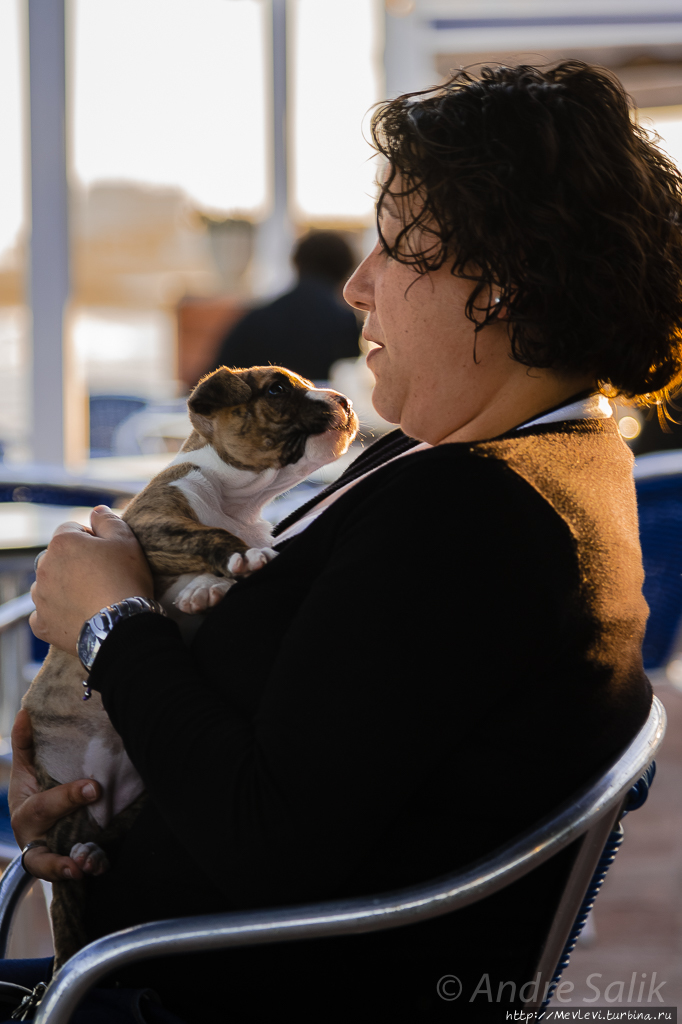 Средиземное на закате Ситжес, Испания