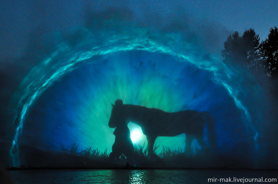 Красивая тема — история про козака и его коня. Винница, Украина