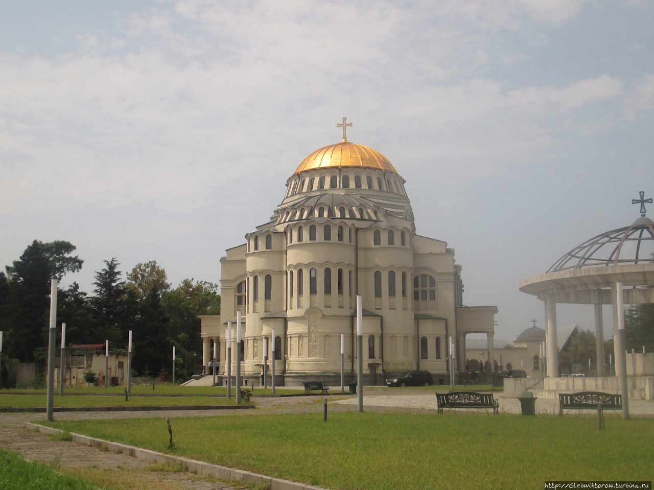 Начало прогулки по городу Поти, Грузия