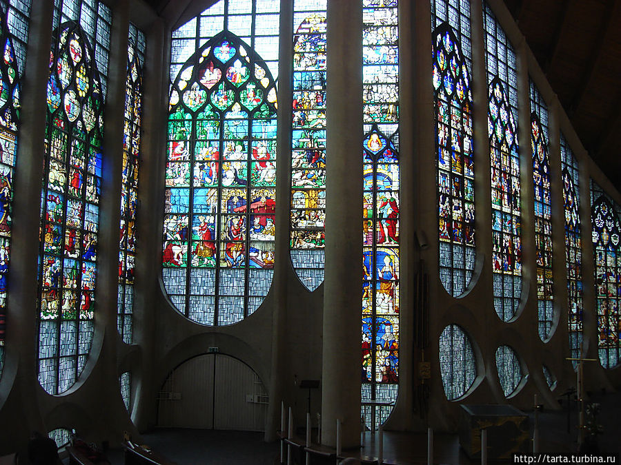 Витражи церкви Руан, Франция