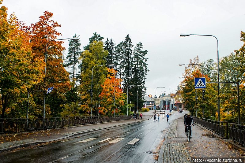 Пешком по осенней Иматре Иматра, Финляндия