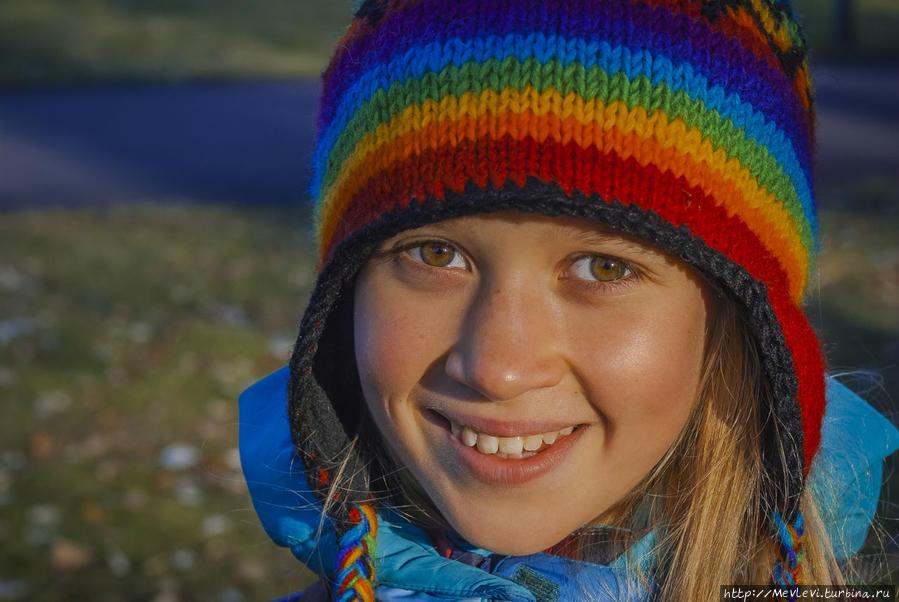 В ноябре в парке Кронвальда Рига, Латвия