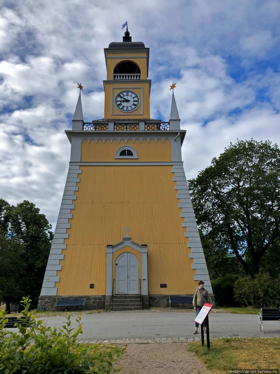 Адмиралтейская часовая башня Карлскруна, Швеция
