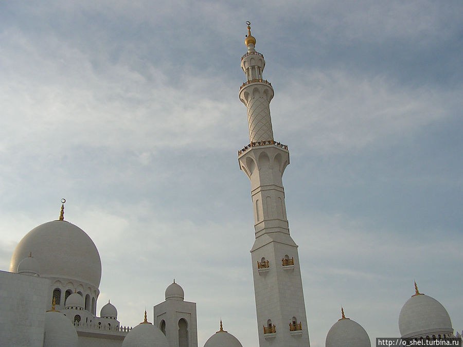 Белая мечеть (+ночная панорама города) Абу-Даби, ОАЭ