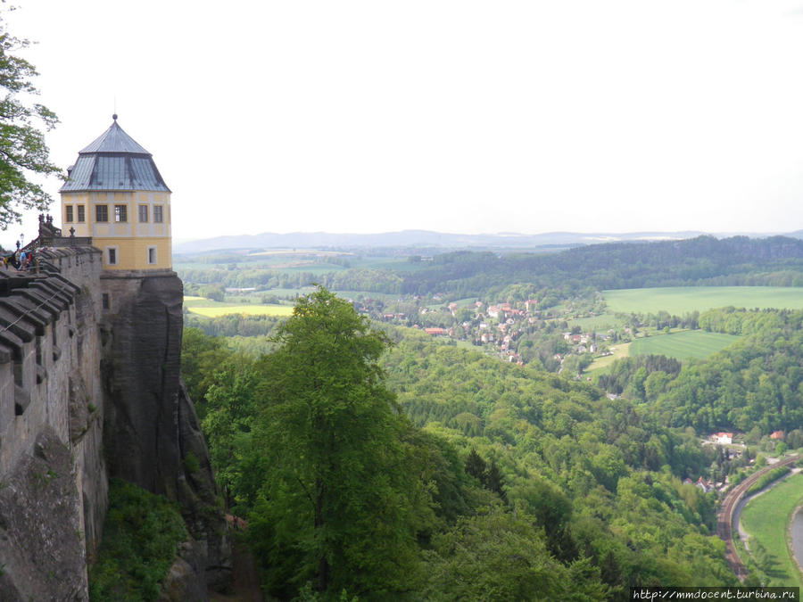 Крепость над Саксонией Кёнигштайн, Германия