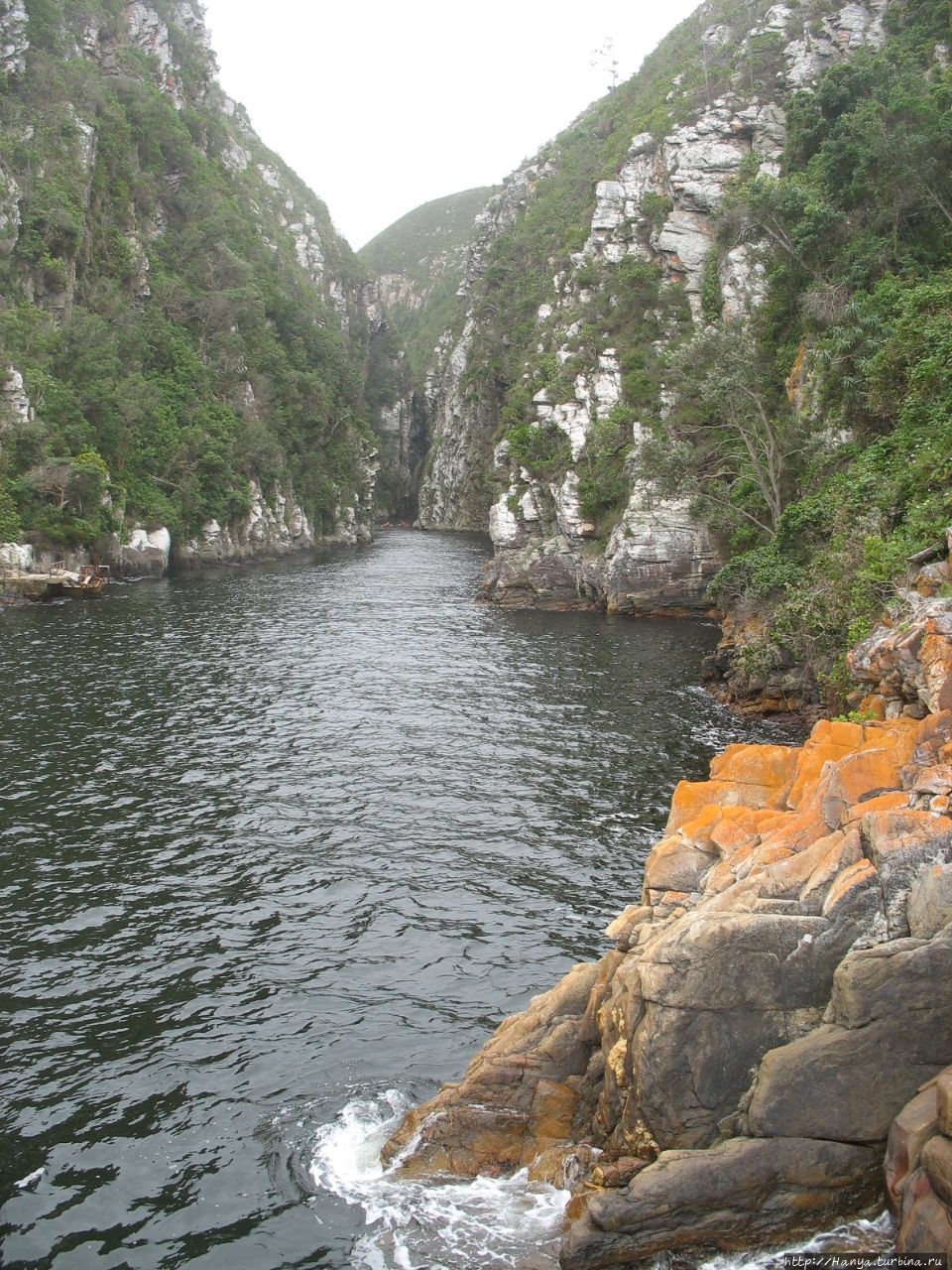Устье реки Стормз и подвесные мосты Стормс-Ривер, ЮАР