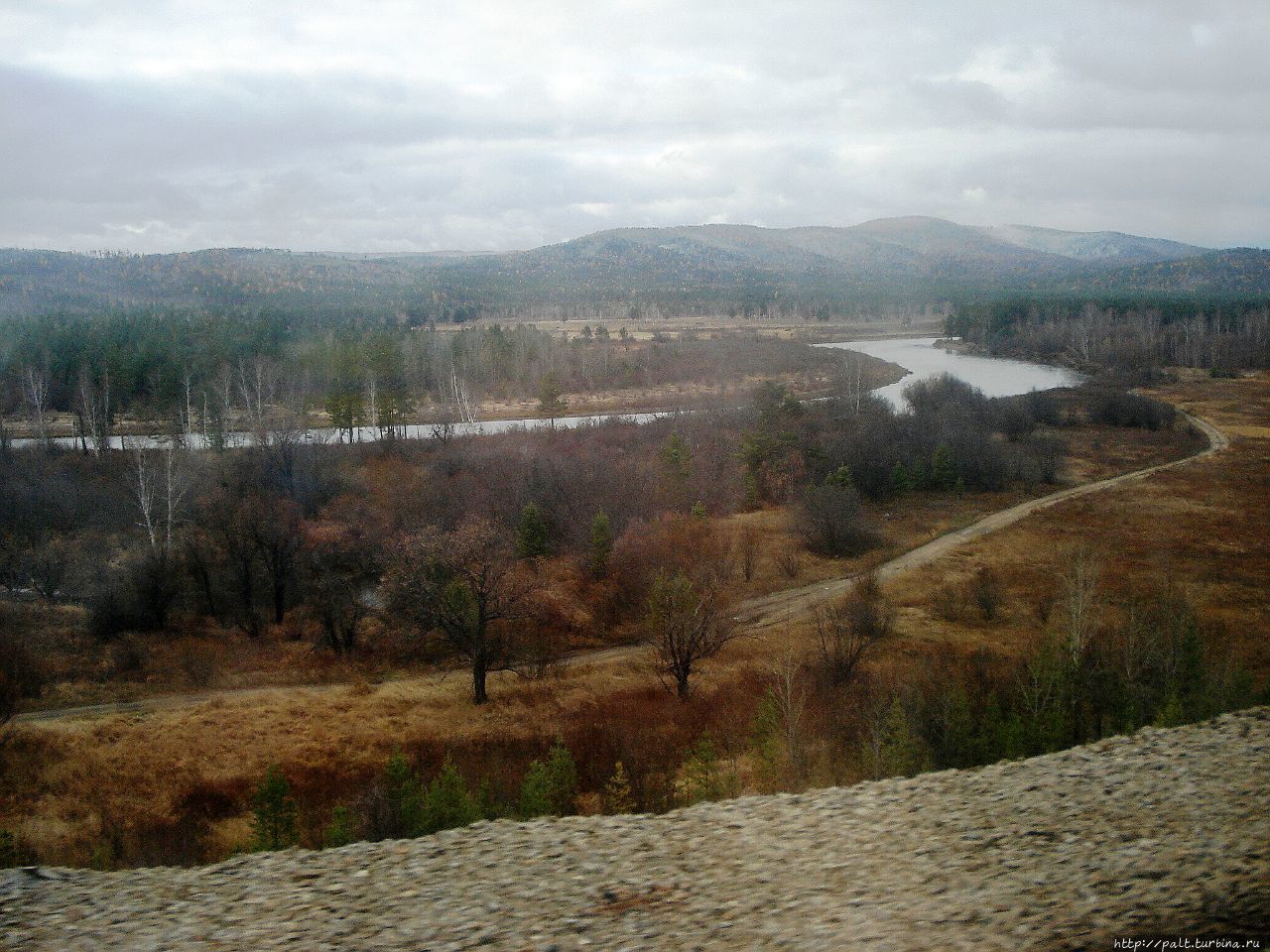 Река Хилок, приток реки Селенги Россия