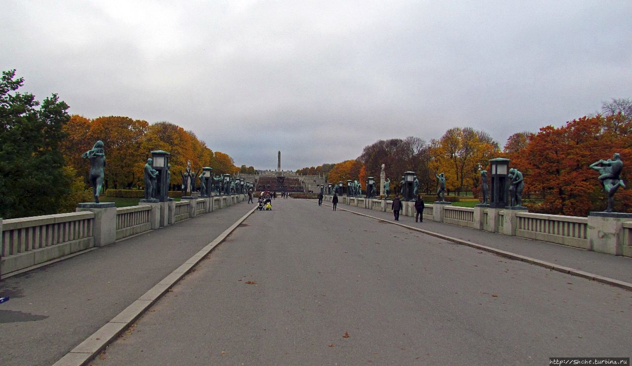 Парк скульптур Вигеланда Осло, Норвегия