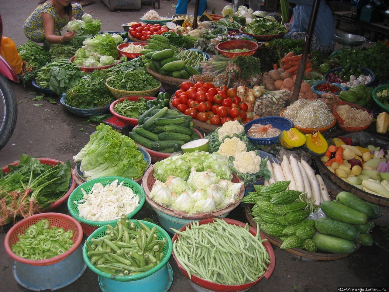 г. Нячанг. Овощной рынок Нячанг, Вьетнам