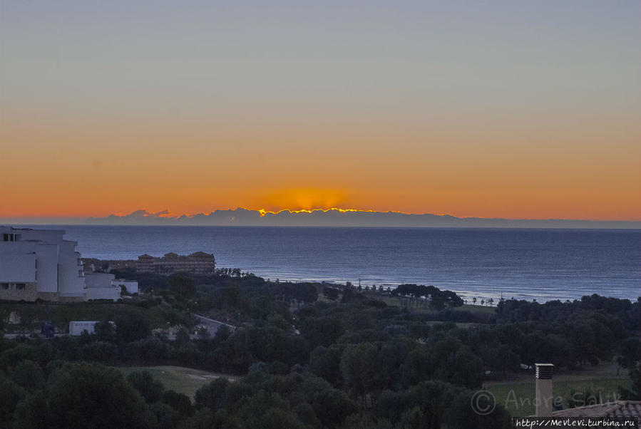 Так выглядит утро хорошего дня Ситжес, Испания