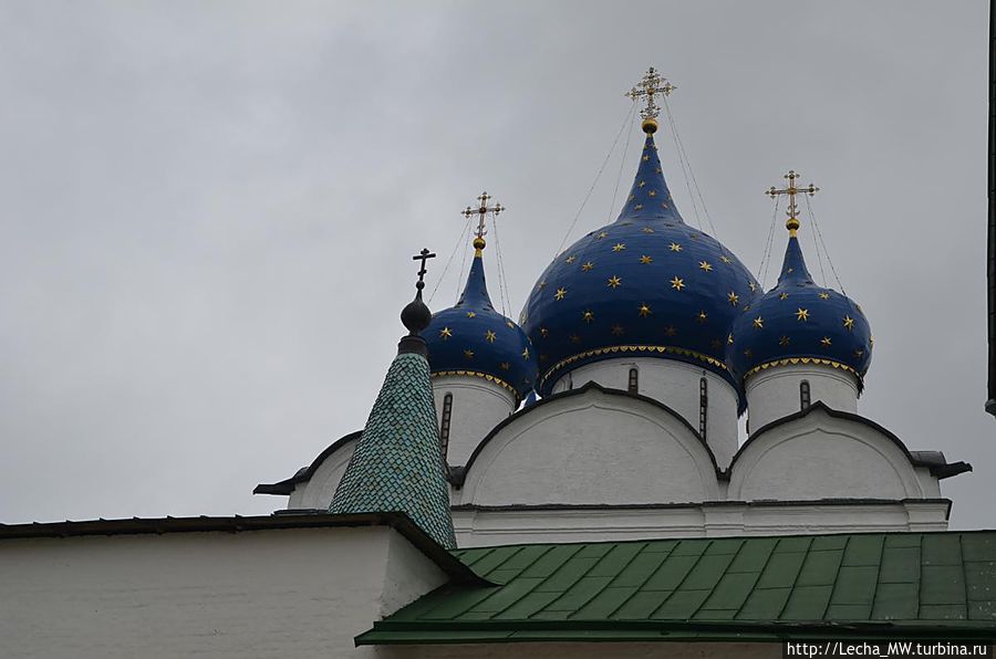 Купола Рождественского собора Суздаль, Россия