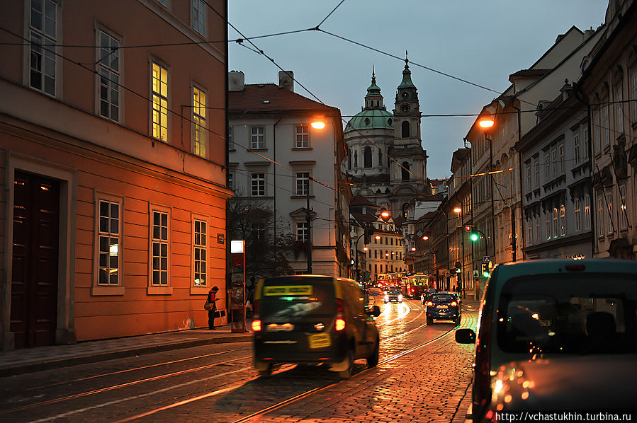 Ночная Прага. Прага, Чехия