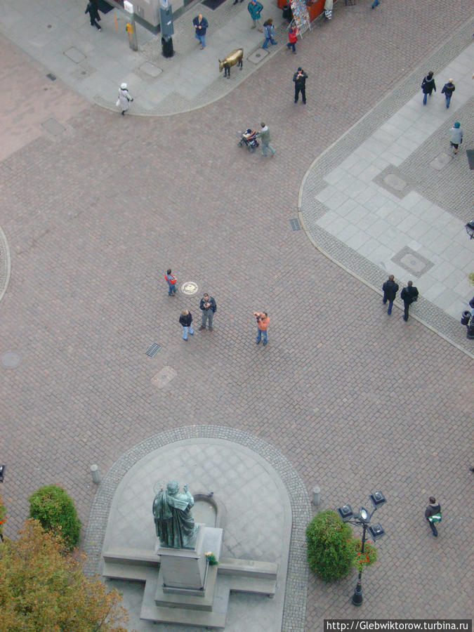 Виды Торуни с ратуши Торунь, Польша