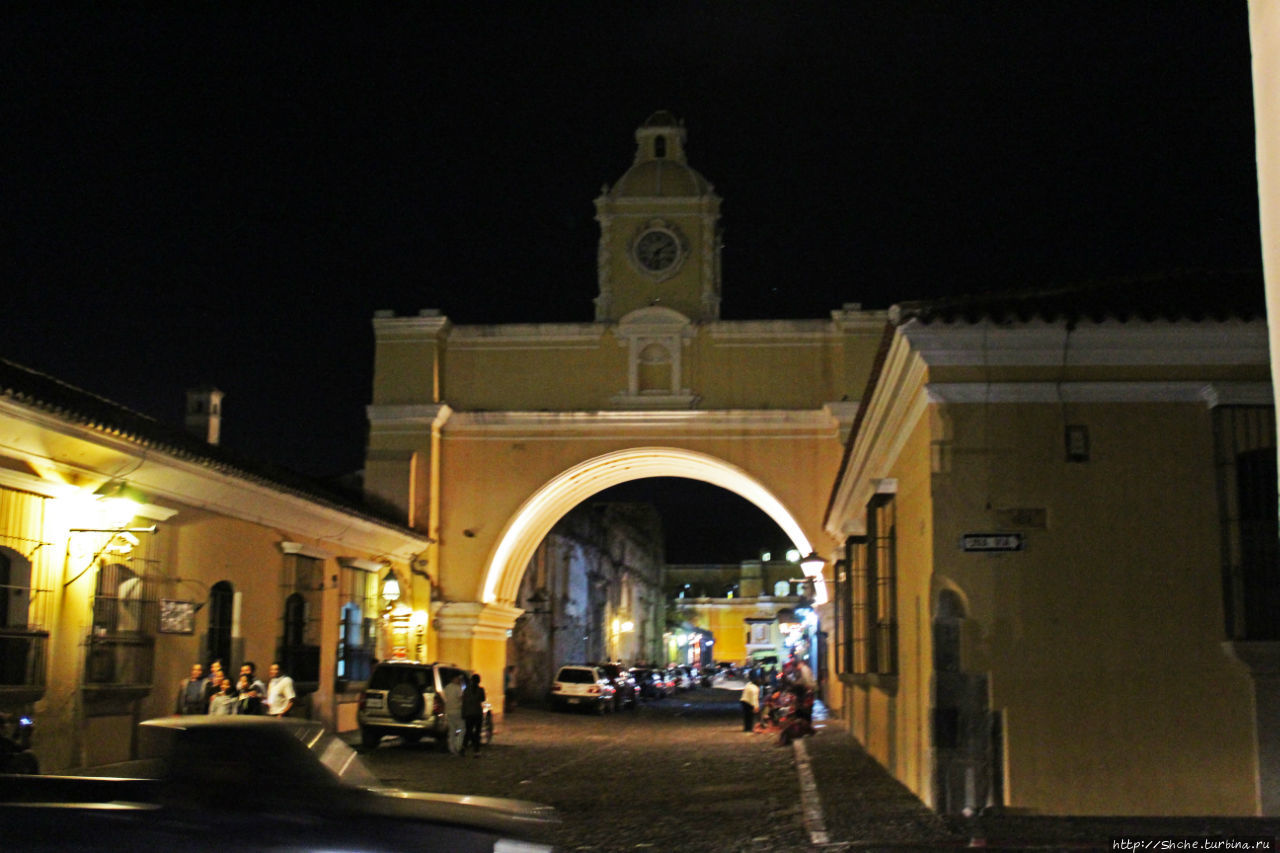 Ночные города. Антигуа Гватемальский — короткое знакомство Антигуа, Гватемала