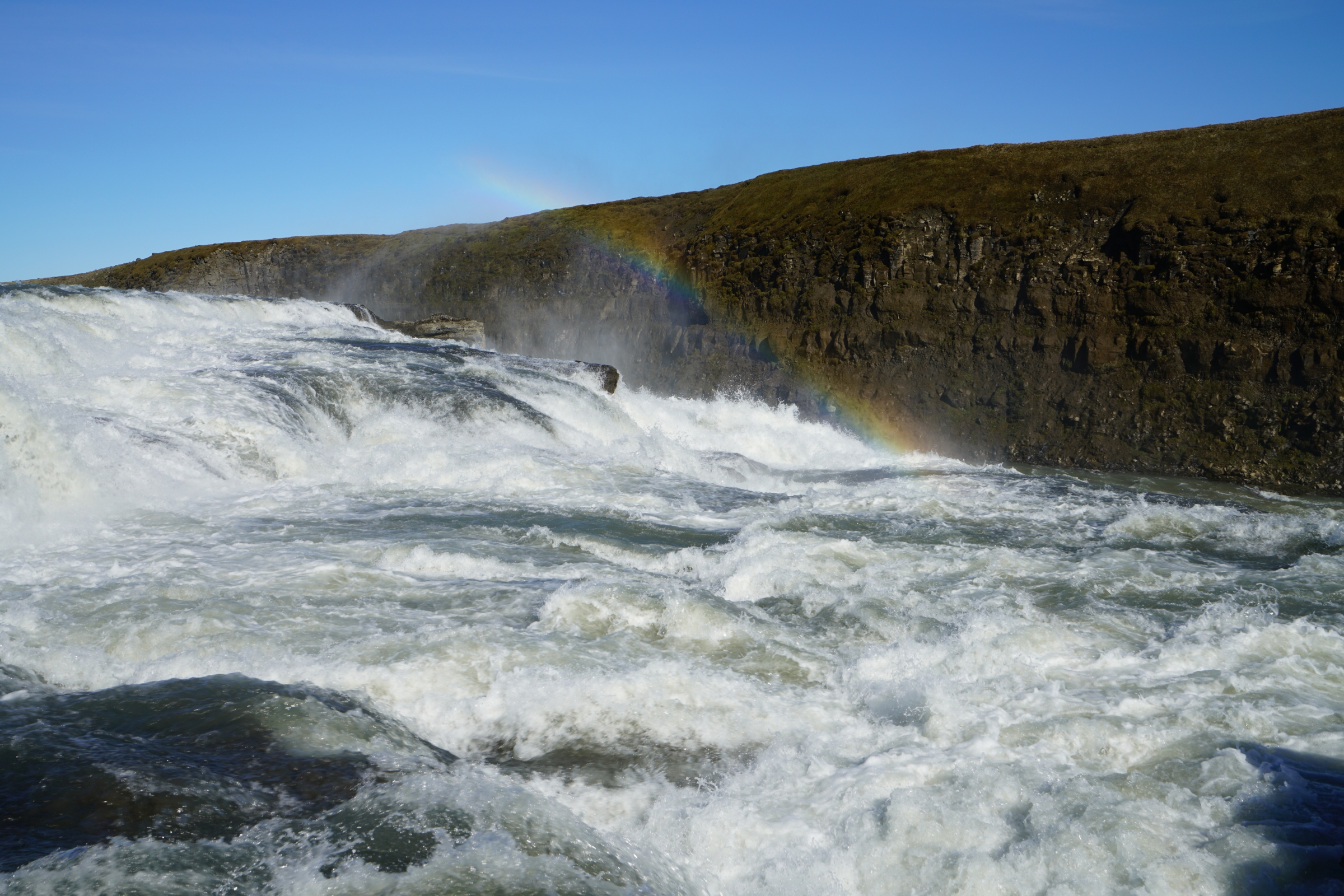 Гюдльфосс Галлфосс водопад, Исландия
