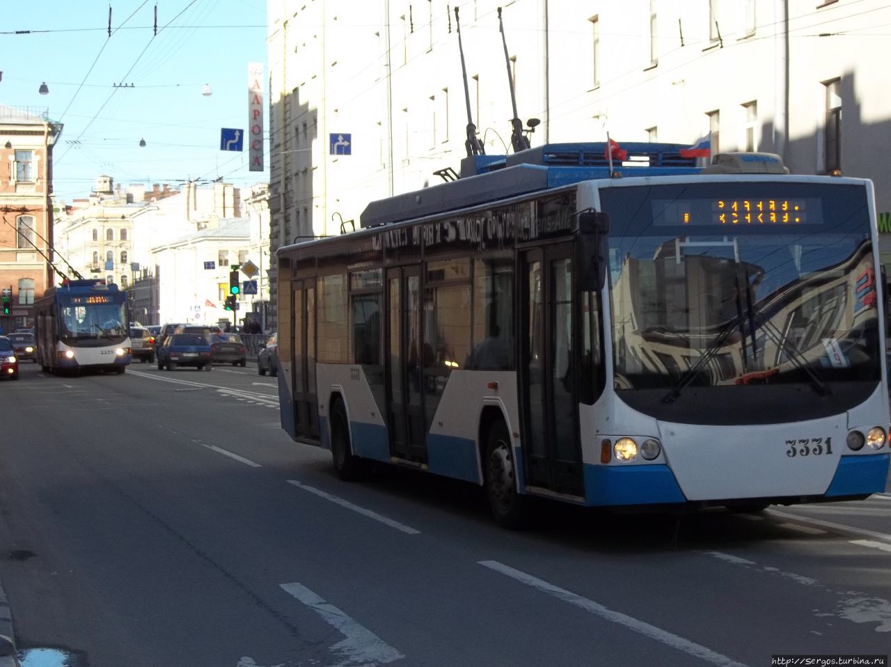 в Питере много троллейбусов Авангард Выборг, Россия