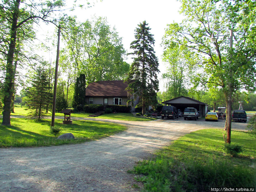 Городок на озере Гурон Пинконнинг, CША