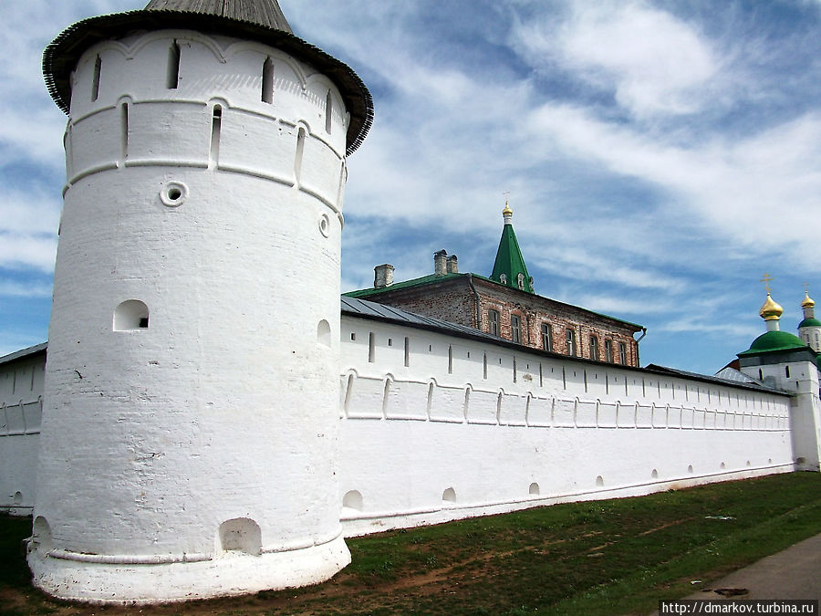 Белоснежная крепость над Волгой — Макарьевский монастырь Нижегородская область, Россия