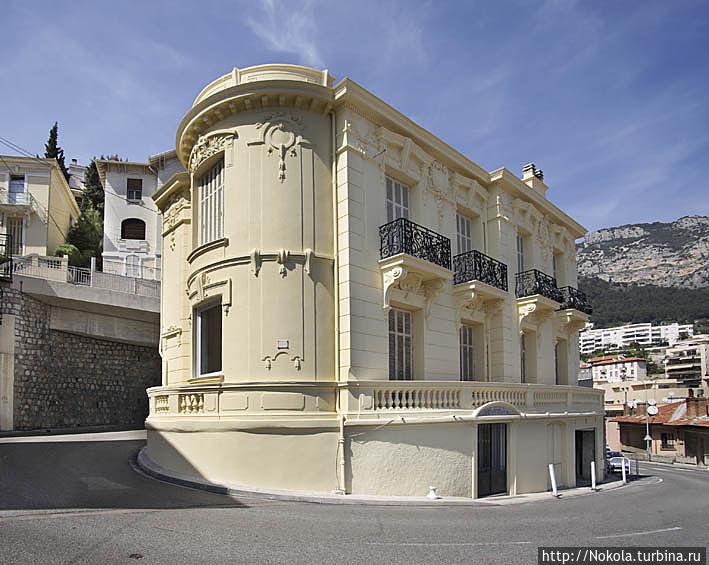 Босолей — взгляд на Монако свысока Прованс-Альпы-Лазурный берег, Франция