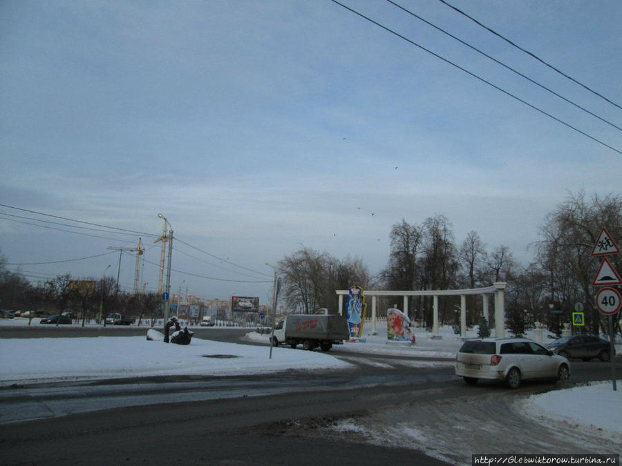 Прогулка по новогодней Тюмени — улица Осипенко Тюмень, Россия