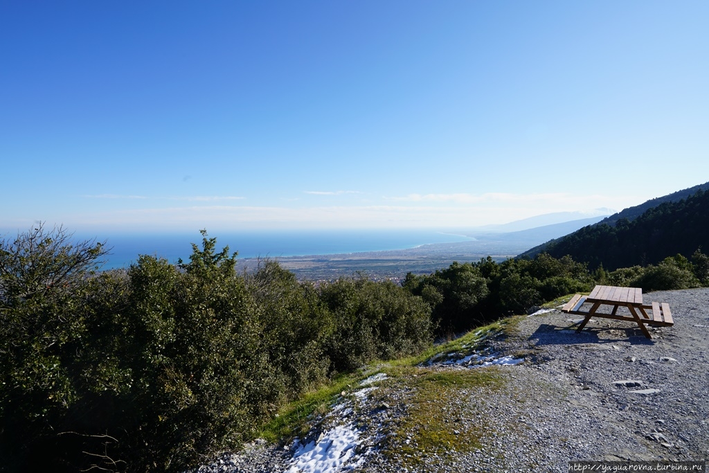 Смотровая площадка на Олимпе — средняя Национальный парк горы Олимп, Греция