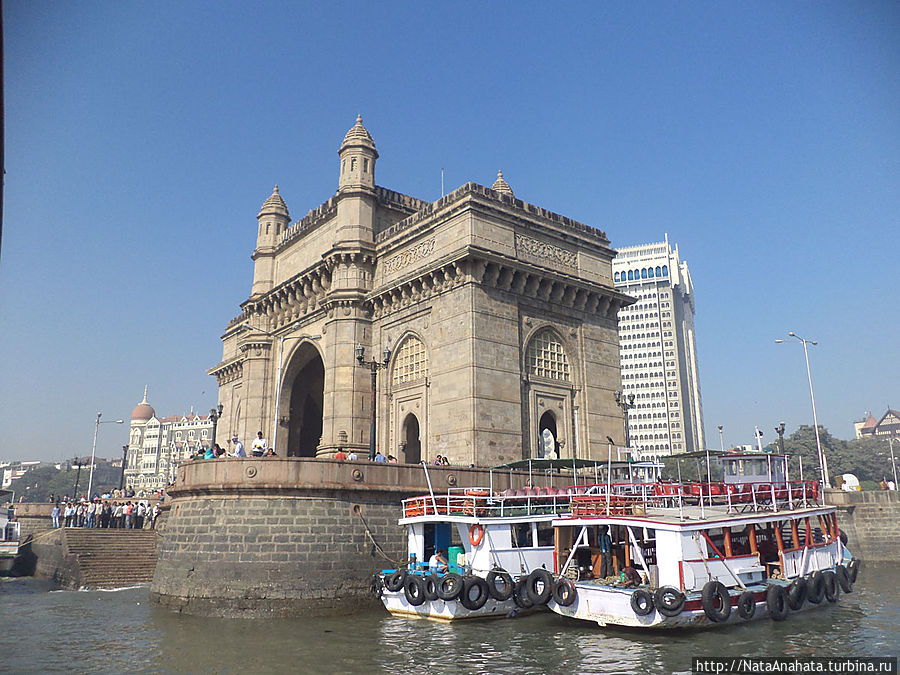 Индиан гейтс с набережной Мумбаи, Индия