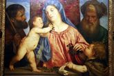 Тициан. Мадонна с вишней и святым Иосифом