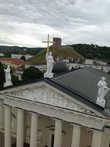 Вид на Кафедральный Собор Святого Станислава в Вильнюсе.