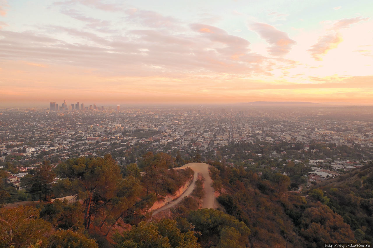 Панорамы города Ангелов Лос-Анжелес, CША