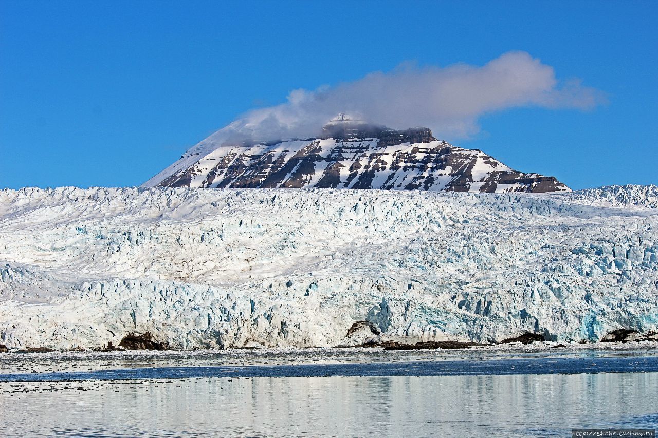 Ледник Норденскйорд Сассен-Бюнсов Ланд Национальный Парк, Свальбард