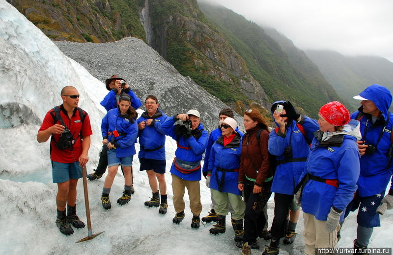 Новая Зеландия. Трек на ледник Франца Иосифа Вестленд Таи Поутини Национальный парк, Новая Зеландия