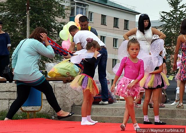 День  физкультурника    в   маленьком   городке Южно-Сахалинск, Россия