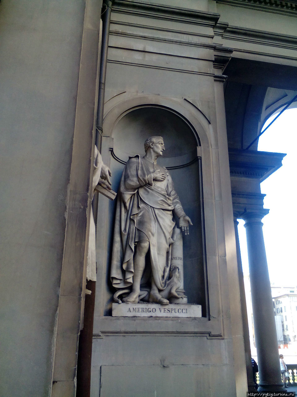 Америго Веспучи. Родился во Флоренции. Путешественник в честь которого названа Америка. Римини, Италия