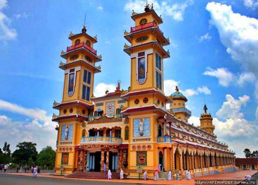 Храм Каодай Остров Фу Куок, Вьетнам