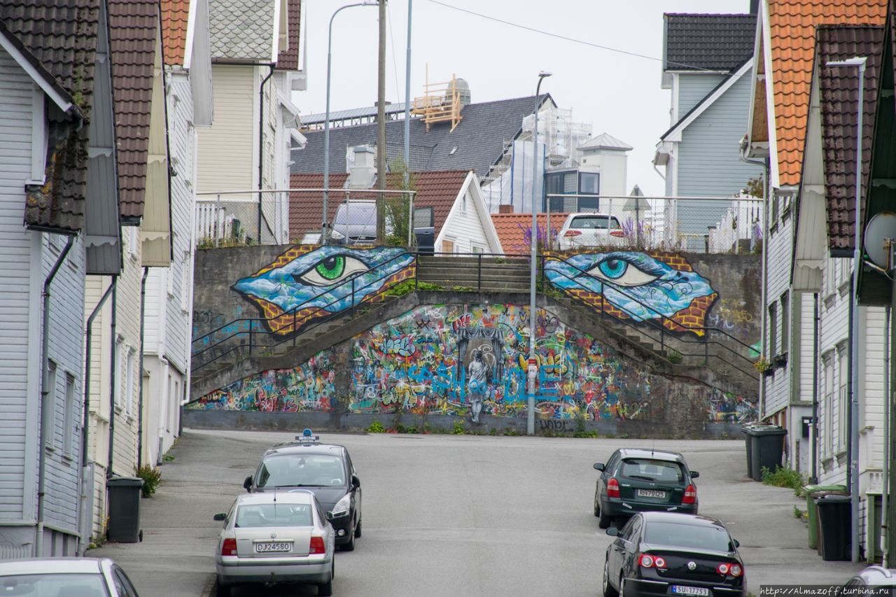 Новое уличное искусство в Ставангере и фестиваль NUART Ставангер, Норвегия