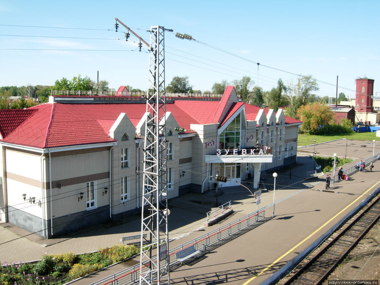 Станция раньше была одноэтажная деревянная Зуевка, Россия