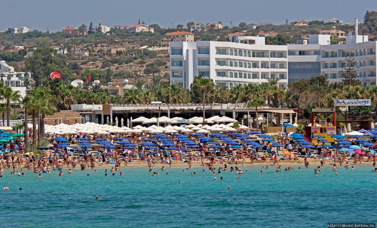 Пляж Нелия Айя-Напа, Кипр