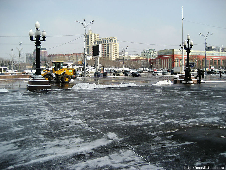 Зима, до свидания? Или закрытие сезона в парке Культуры Москва, Россия