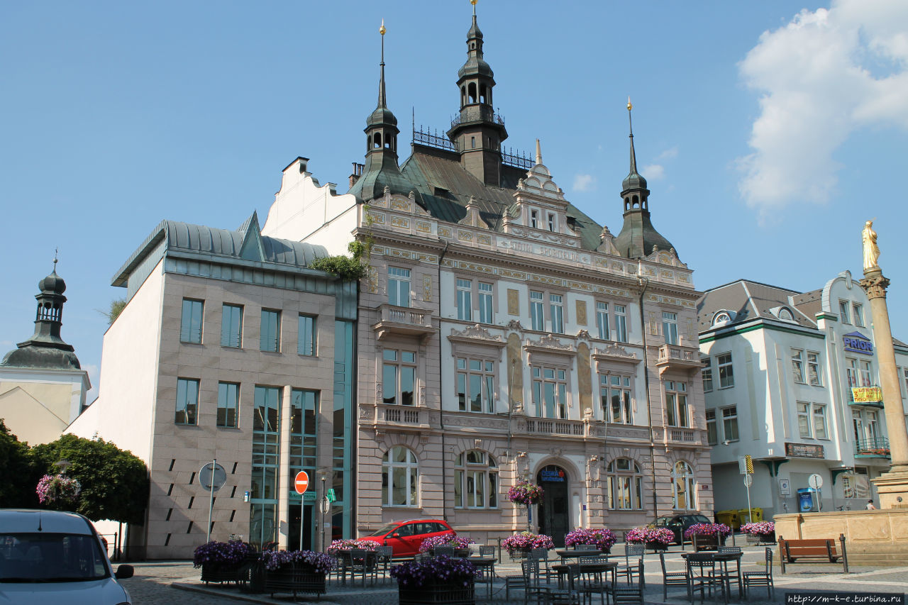 Вокруг центральной площади Турнов, Чехия
