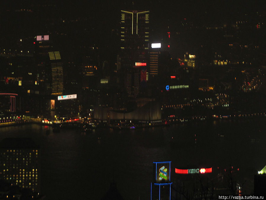 Обзор Гонконга с центра Реак Tram Гонконг