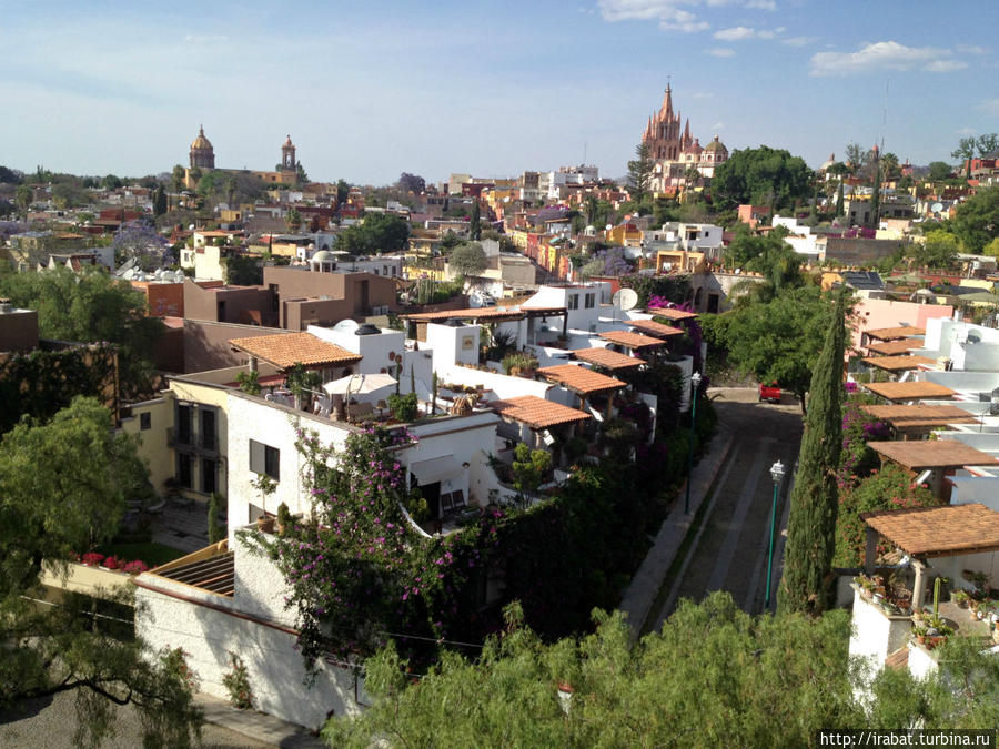 Самый лычший город для посящения туристов Сан-Мигель-де-Альенде, Мексика