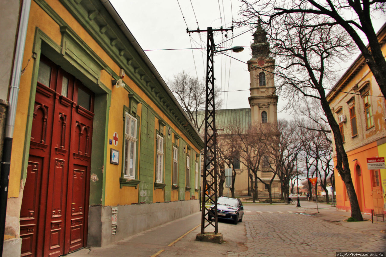 Тихие провинциальные улочки Суботица, Сербия