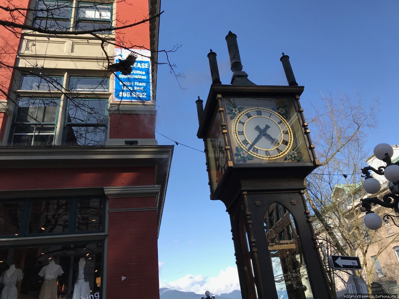 Ванкуверские паровые часы Ванкувер, Канада