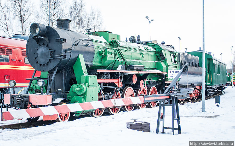 В Музее истории Латвийской железной дороги Рига, Латвия
