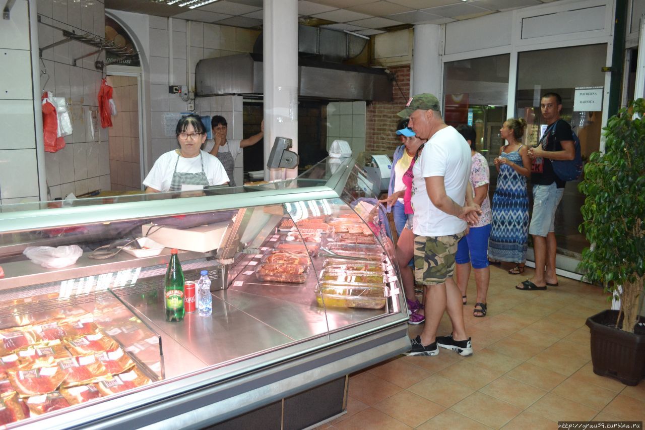 Мясной магазин Будва, Черногория