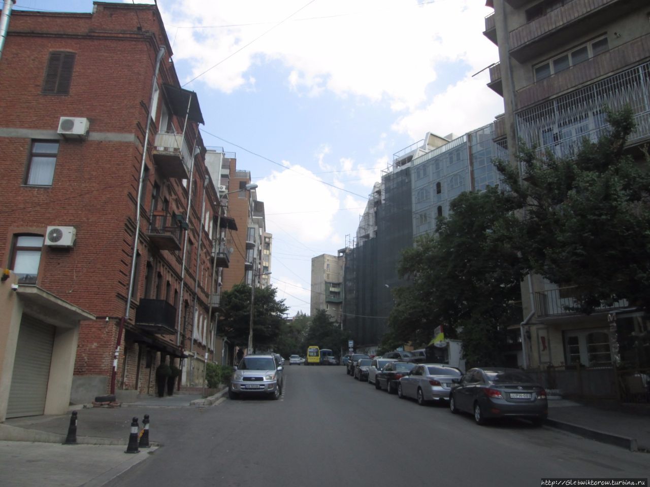 Прогулка от улицы Какабадзе  до улицы Барнова Тбилиси, Грузия