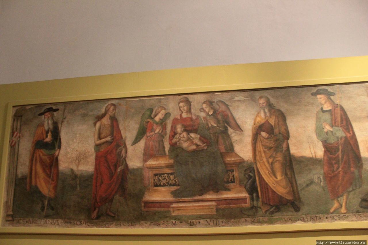 Gerino da Pistoia, Madonna con bambino. Сансеполькро, Италия