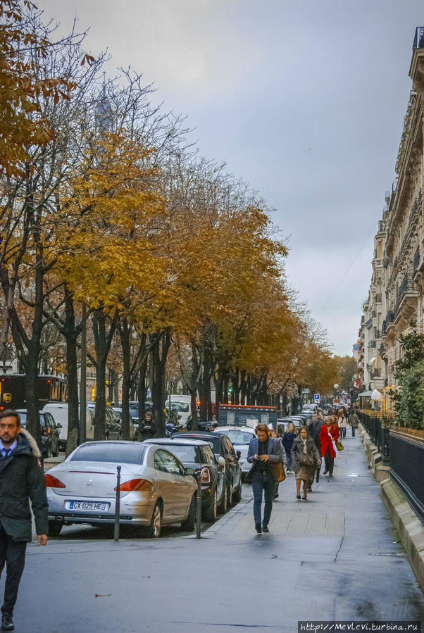 Елисейские поля в Париже. Париж, Франция
