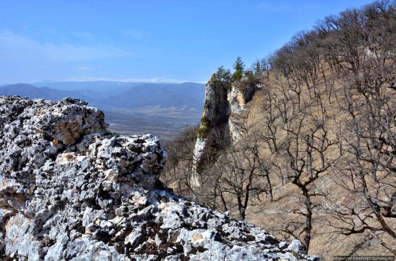 Скала Чёртов палец Даховская, Россия